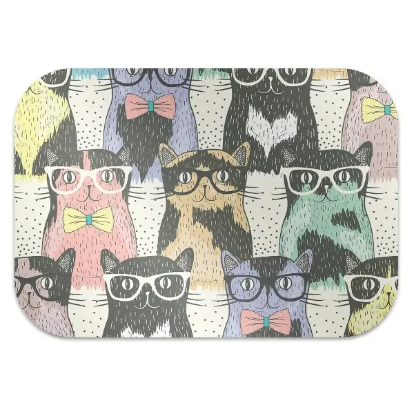 Tapis de chaise de bureau Chats