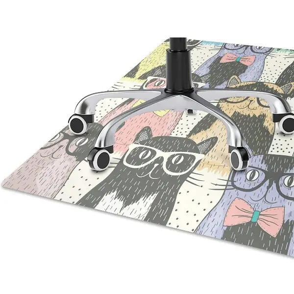 Tapis de chaise de bureau Chats