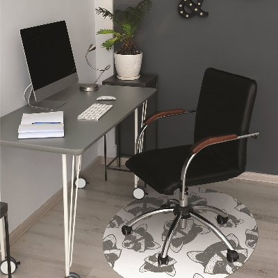 Tapis pour chaise de bureau Raton laveur