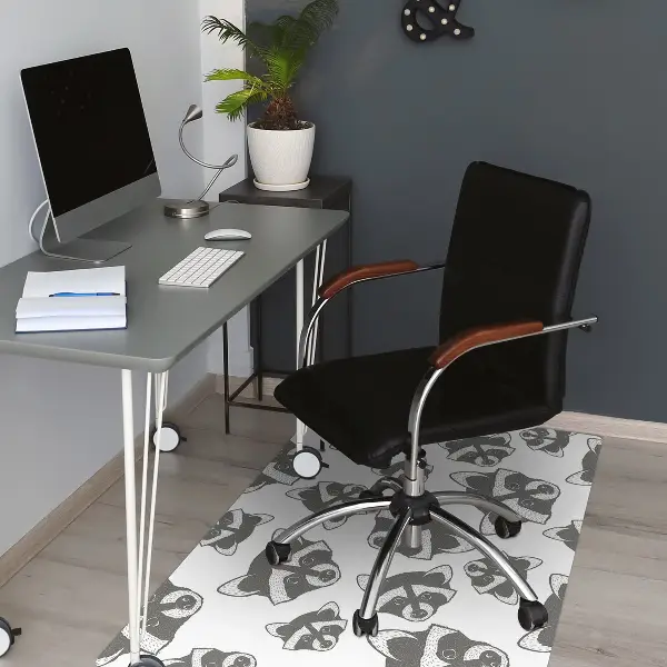 Tapis pour chaise de bureau Raton laveur