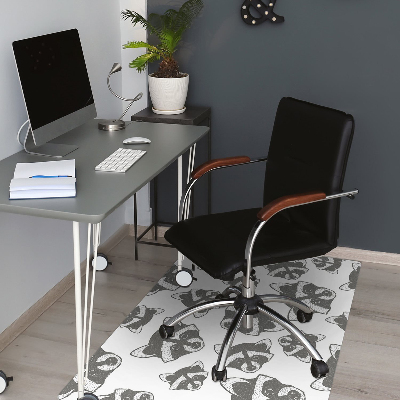 Tapis pour chaise de bureau Raton laveur