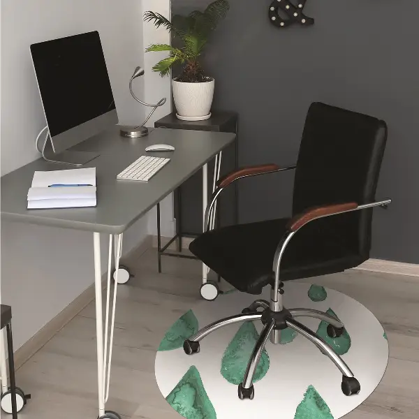 Tapis pour chaise de bureau Gouttes de pluie