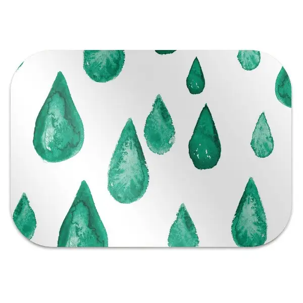 Tapis pour chaise de bureau Gouttes de pluie