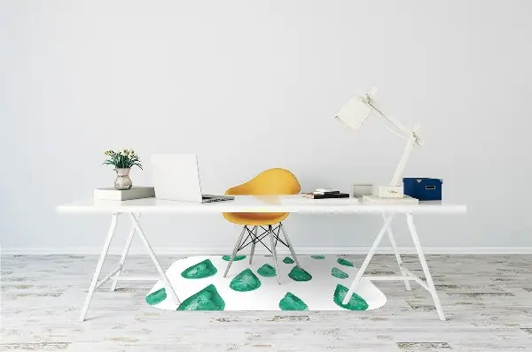Tapis pour chaise de bureau Gouttes de pluie