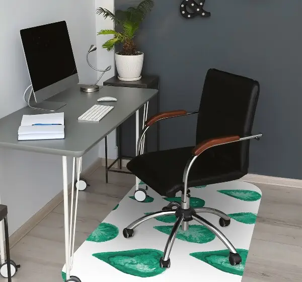 Tapis pour chaise de bureau Gouttes de pluie