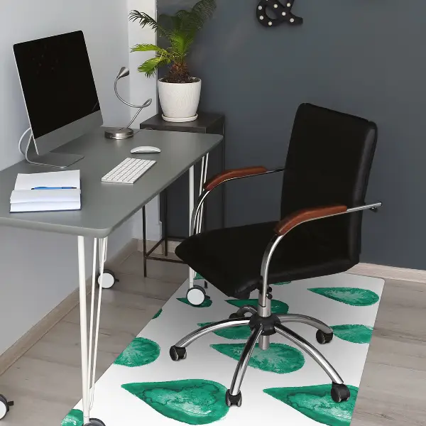 Tapis pour chaise de bureau Gouttes de pluie