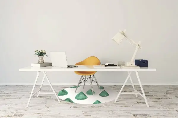 Tapis pour chaise de bureau Gouttes de pluie