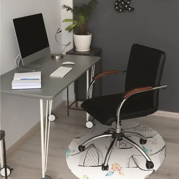 Tapis fauteuil bureau do biura Cages d'oiseaux