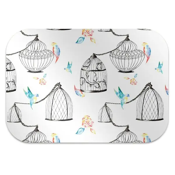 Tapis fauteuil bureau do biura Cages d'oiseaux