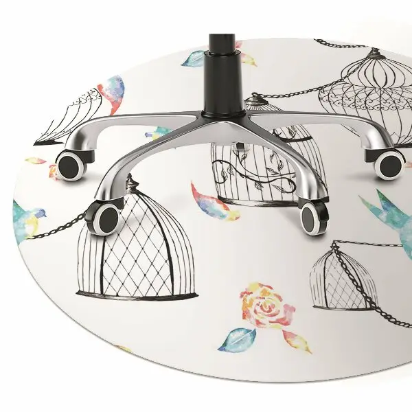 Tapis fauteuil bureau do biura Cages d'oiseaux