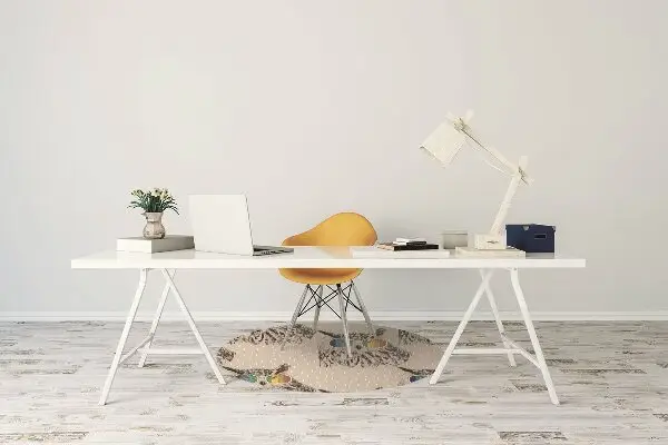 Tapis protège sol Hibou dans des lunettes