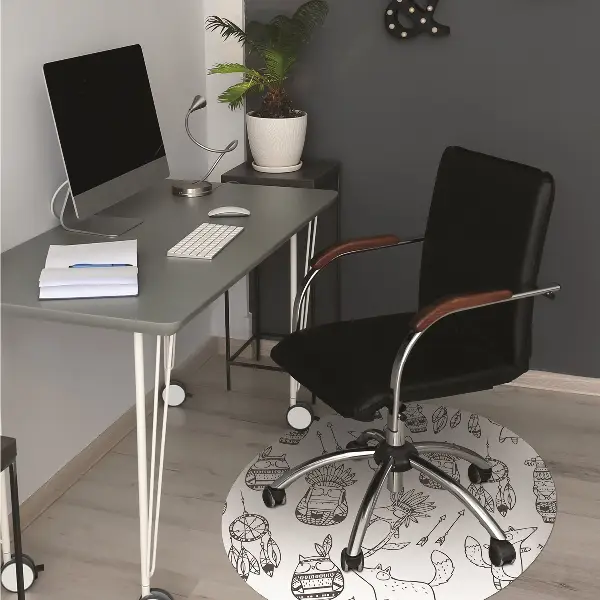 Tapis pour chaise de bureau Dessin animé