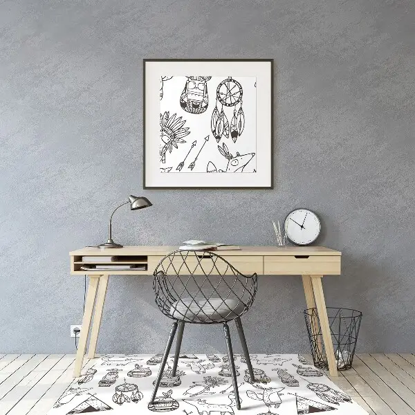 Tapis pour chaise de bureau Dessin animé