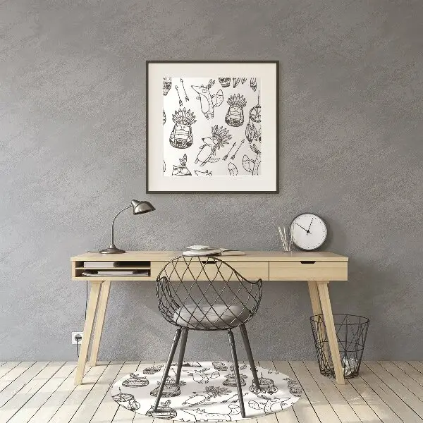 Tapis pour chaise de bureau Dessin animé