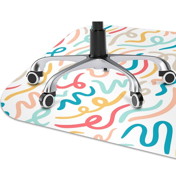 Tapis pour chaise de bureau Calligraphie