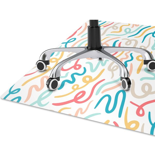 Tapis pour chaise de bureau Calligraphie