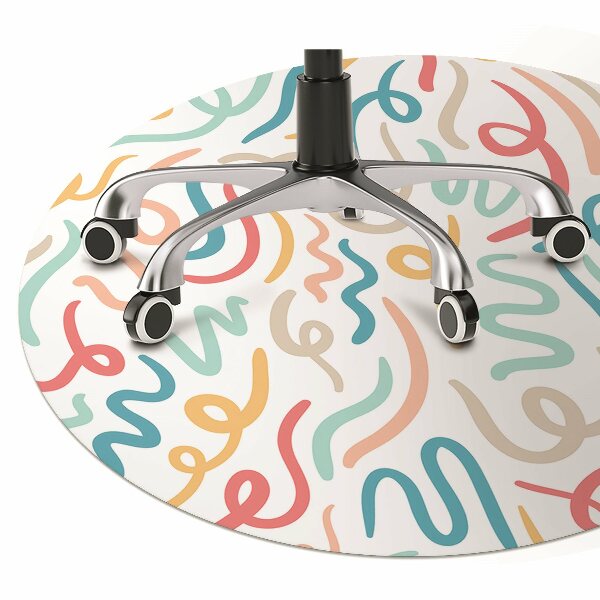 Tapis pour chaise de bureau Calligraphie