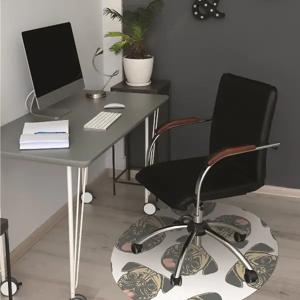 Tapis de chaise de bureau Carlin