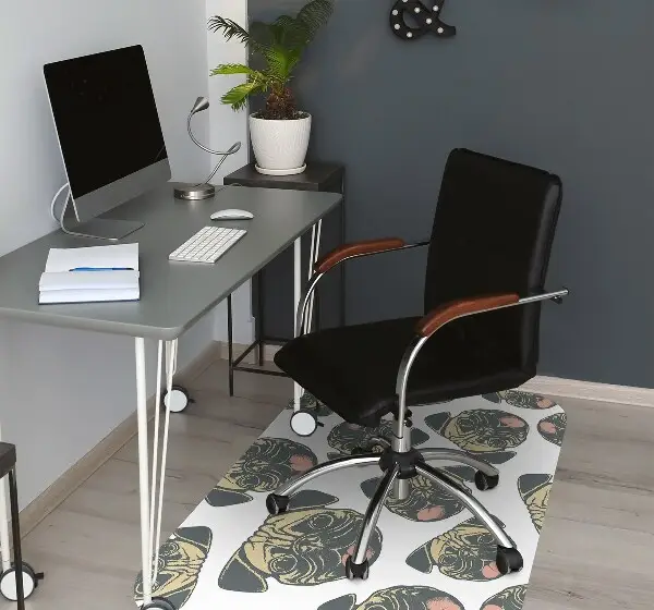 Tapis de chaise de bureau Carlin