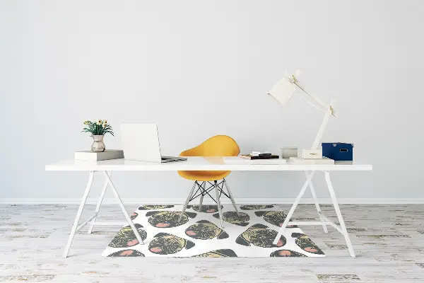 Tapis de chaise de bureau Carlin