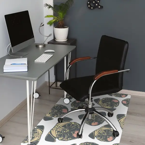 Tapis de chaise de bureau Carlin