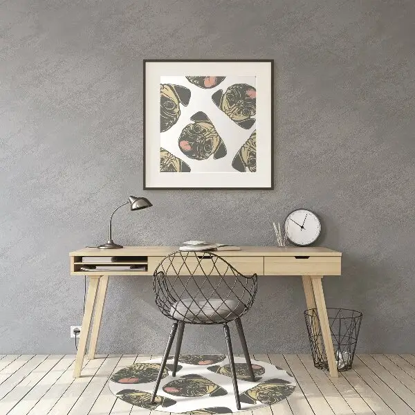 Tapis de chaise de bureau Carlin