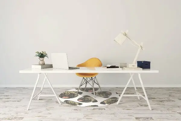 Tapis de chaise de bureau Carlin