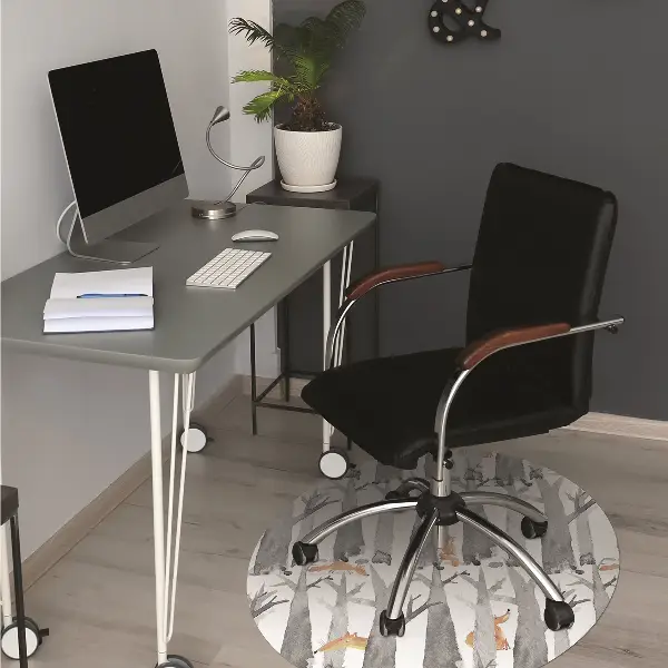 Tapis bureau Liski dans la forêt