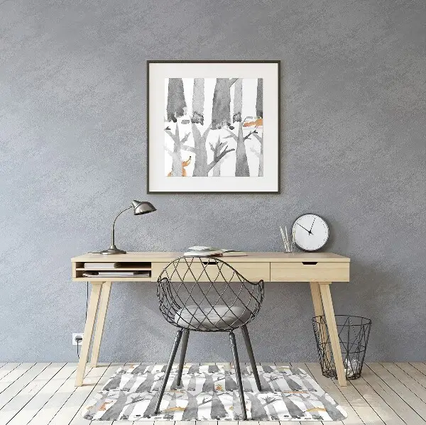 Tapis bureau Liski dans la forêt