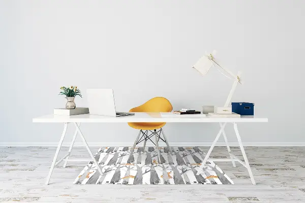Tapis bureau Liski dans la forêt