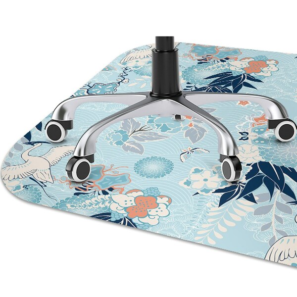 Tapis de chaise de bureau Héron
