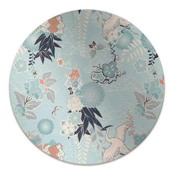 Tapis de chaise de bureau Héron