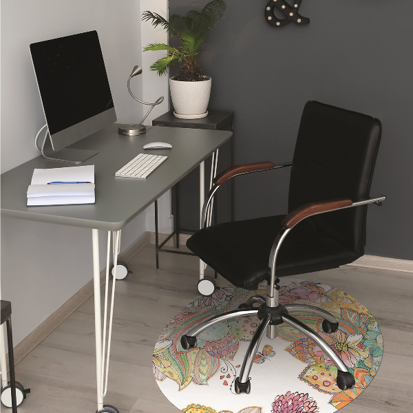 Tapis de chaise Modèle de mandala