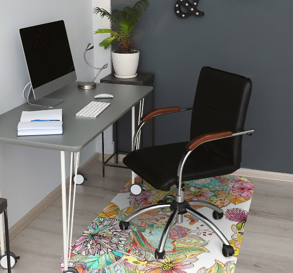 Tapis de chaise Modèle de mandala