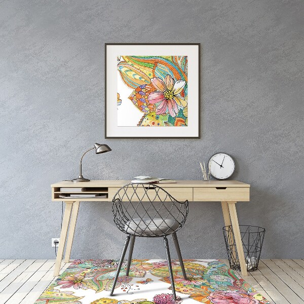 Tapis de chaise Modèle de mandala