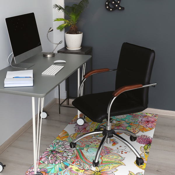 Tapis de chaise Modèle de mandala