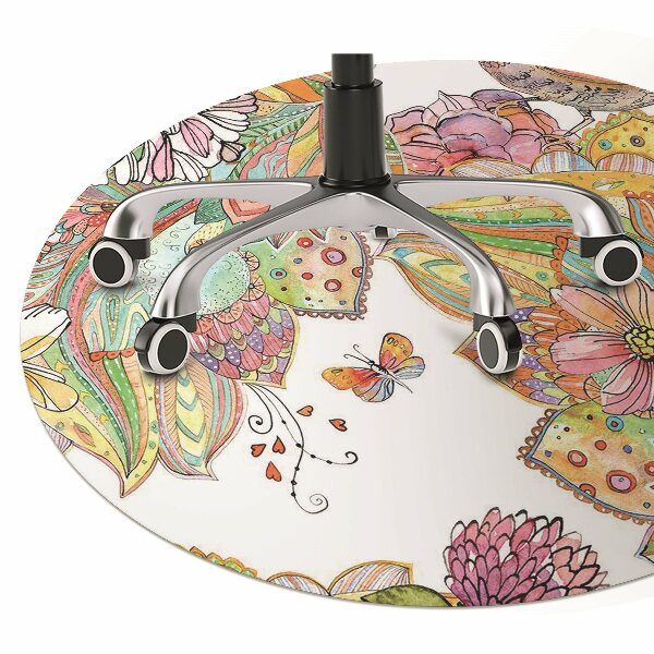 Tapis de chaise Modèle de mandala