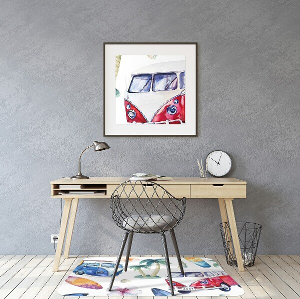Tapis de chaise Plage de surfer