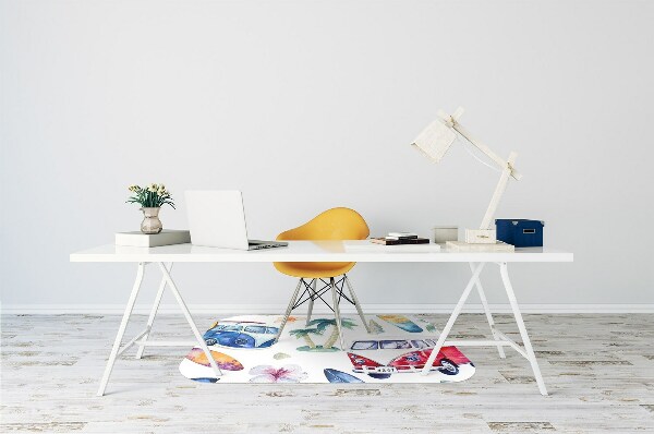 Tapis de chaise Plage de surfer