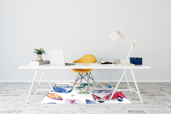Tapis de chaise Plage de surfer