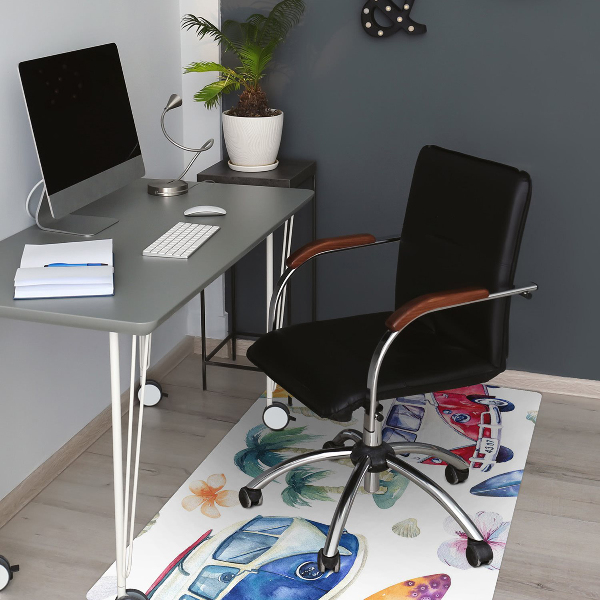 Tapis de chaise Plage de surfer