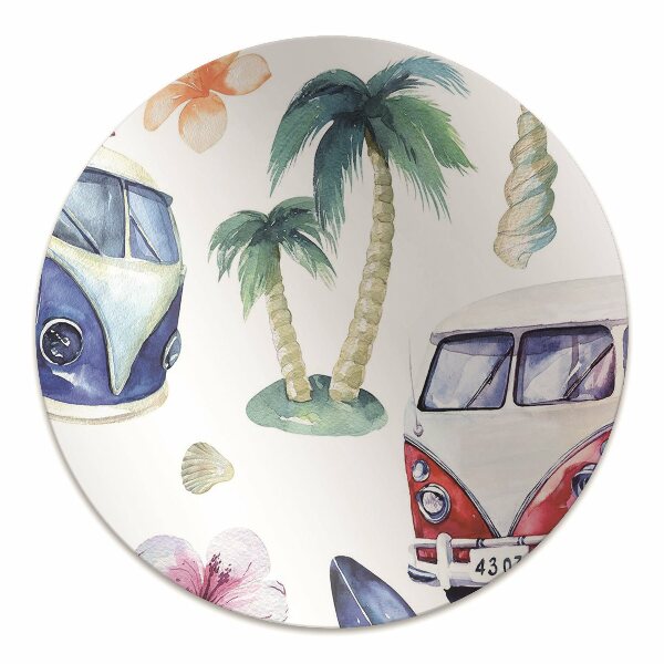 Tapis de chaise Plage de surfer