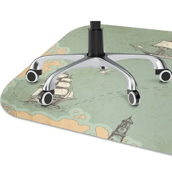 Tapis de chaise Carte au trésor