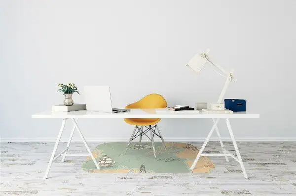 Tapis de chaise Carte au trésor