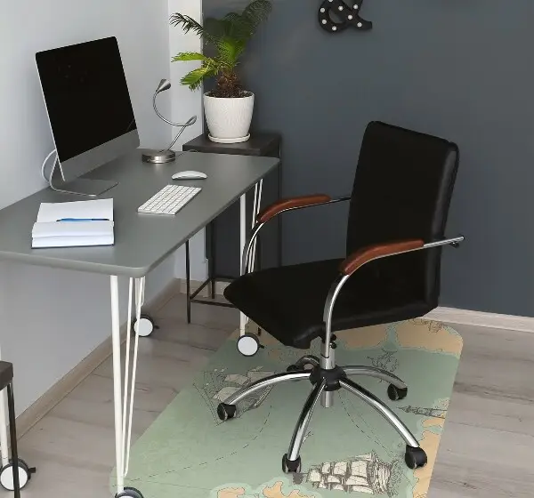 Tapis de chaise Carte au trésor