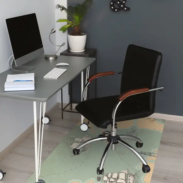 Tapis de chaise Carte au trésor