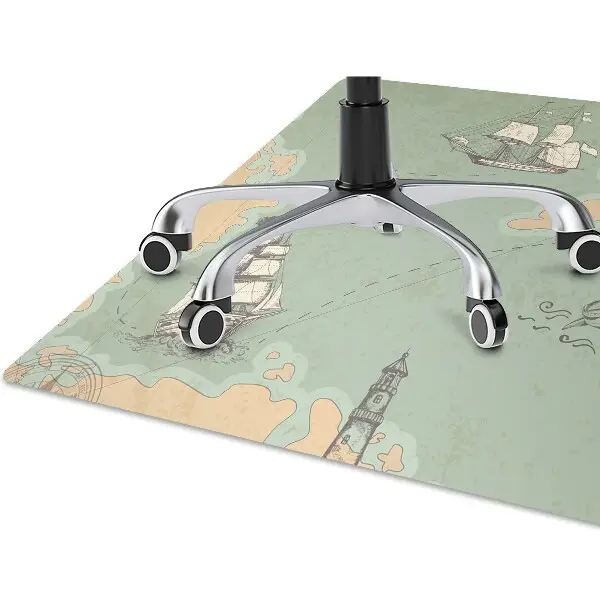 Tapis de chaise Carte au trésor