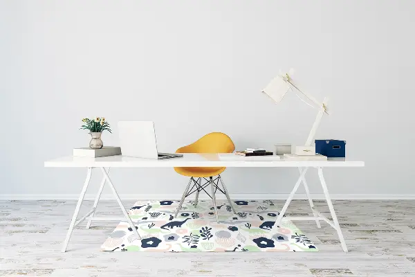 Tapis pour chaise de bureau Dinosaures