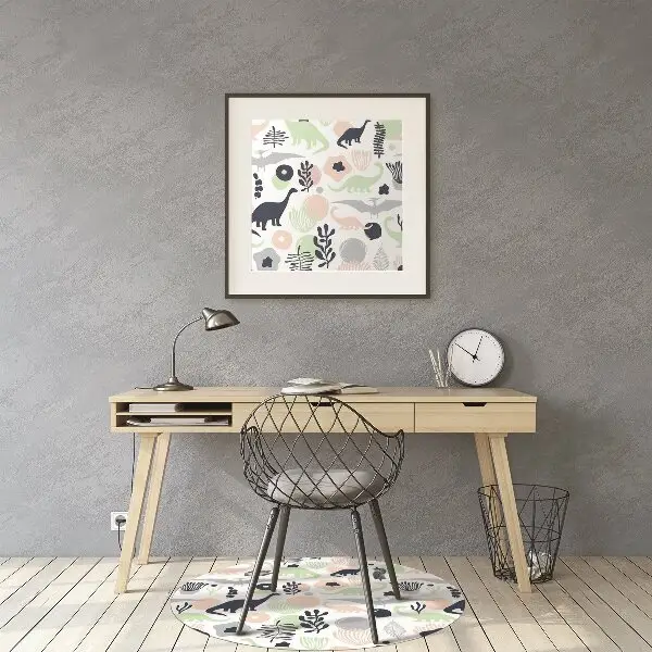 Tapis pour chaise de bureau Dinosaures