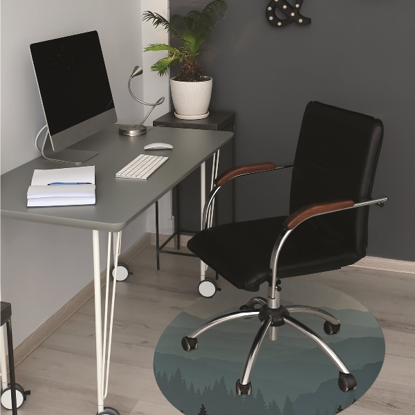 Tapis bureau Vue sur la montagne